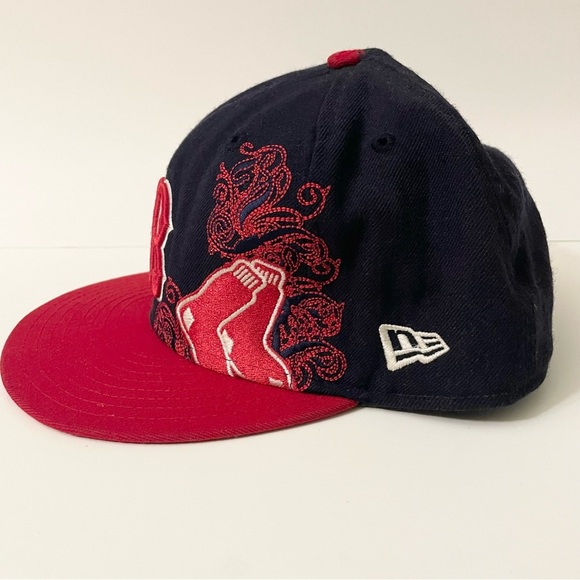 Boston Red Sox MLB Hat Cap Fitted 7 1/2 Wool New Era 59Fifty - Picture 4 of 16